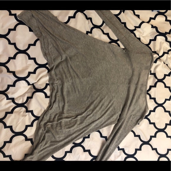 Long sleeve Forever 21 gray shirt - Picture 3 of 5